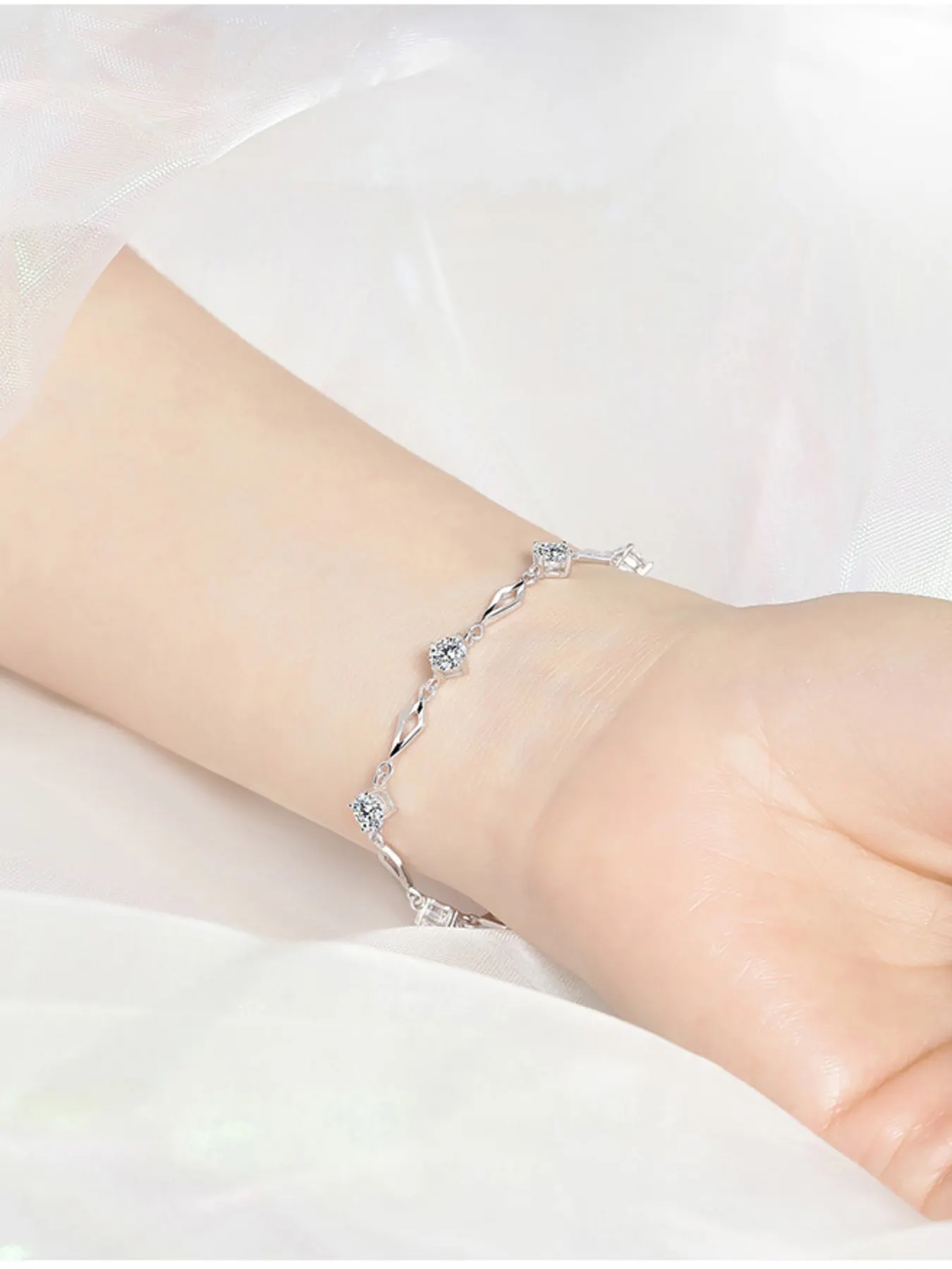 925 Sterling Silver Bracelet - Silver